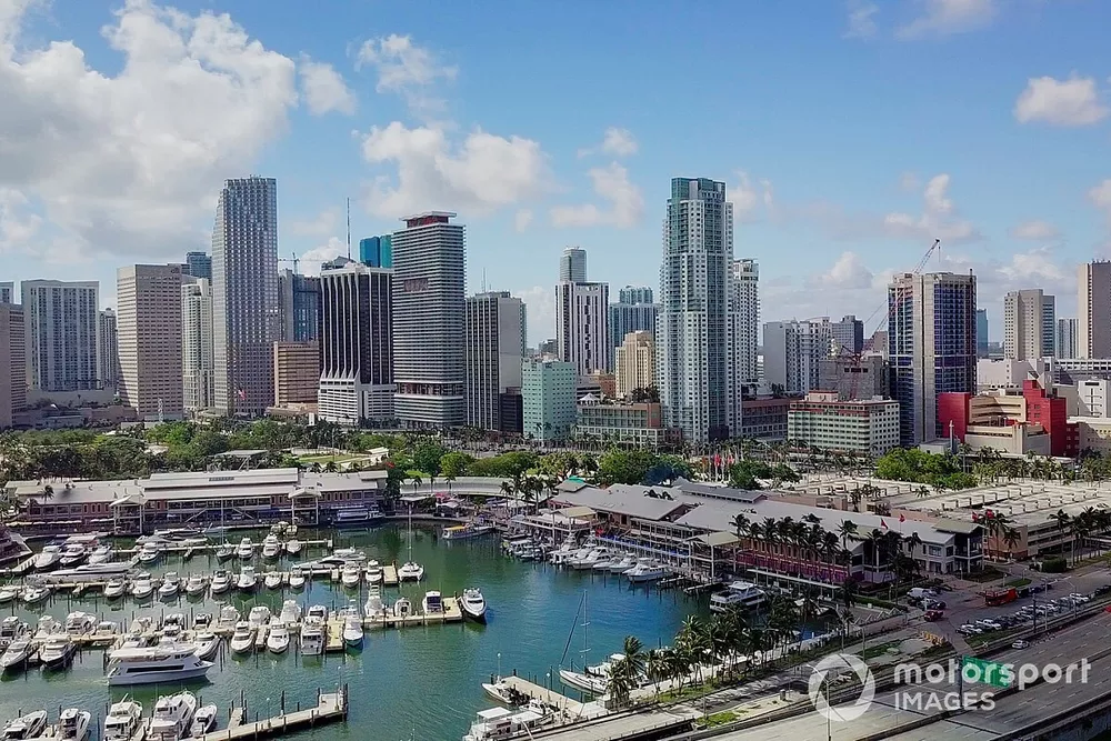 Panor&aacute;mica de la zona del circuit de Miami propuesto para la F1