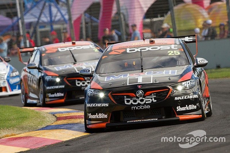 Walkinshaw drivers laugh off on-track tussle