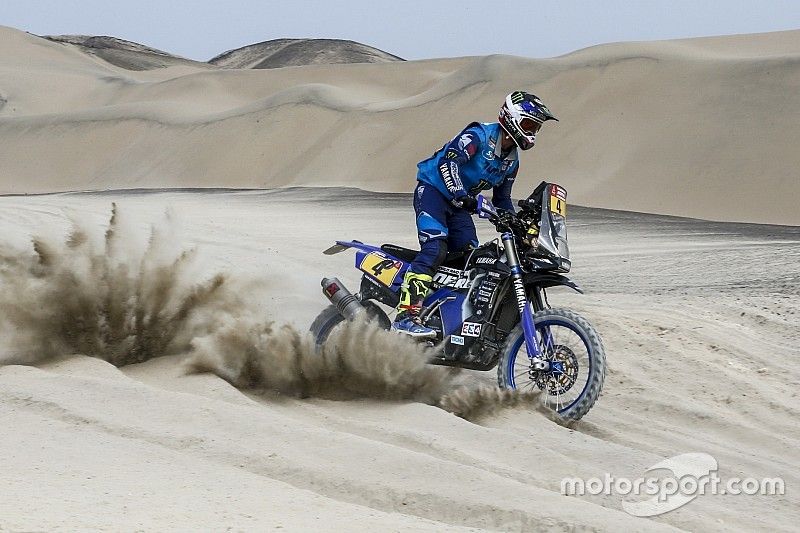 Dakar, Moto, Tappa 4: Sunderland va ko, passa in testa van Beveren