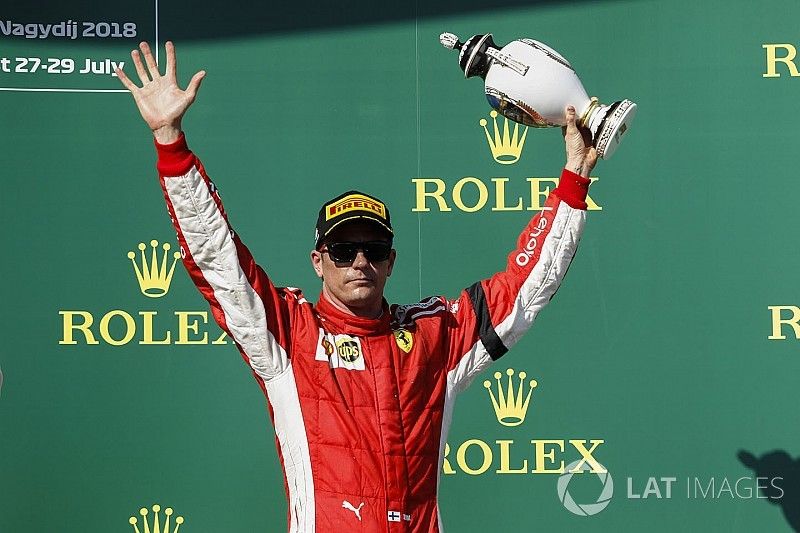 Raikkonen diz que terceiro na Hungria “não foi final feliz”