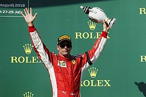 Raikkonen diz que terceiro na Hungria “não foi final feliz”