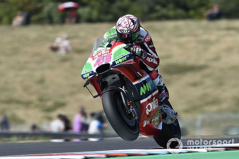 Aprilia, Espargaro a punti ma deluso: "Potevamo rischiare una gomma più morbida"