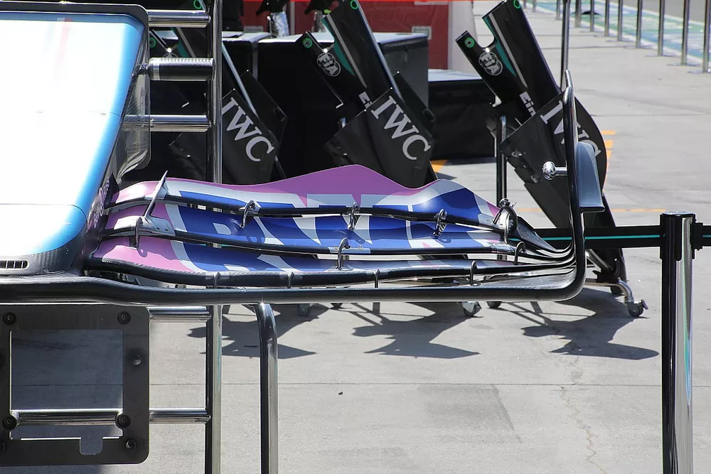 Alpine A523 front wing detail