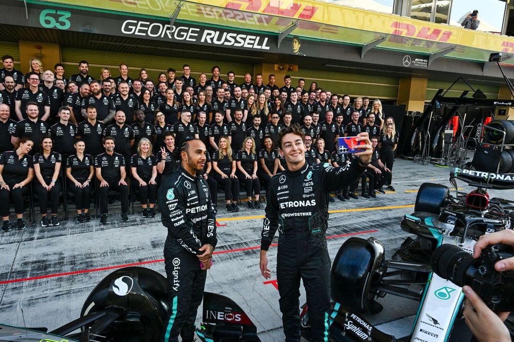 George Russell, Mercedes-AMG F1 Team, Lewis Hamilton, Mercedes-AMG F1 Team