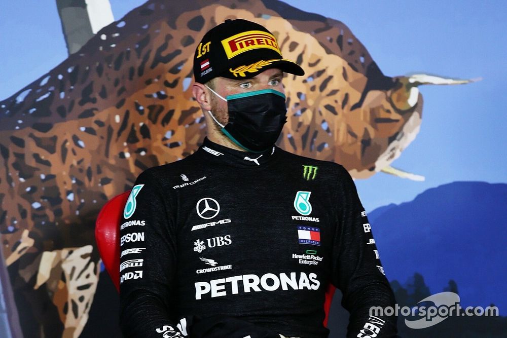 Valtteri Bottas, Mercedes AMG F1, in the press conference