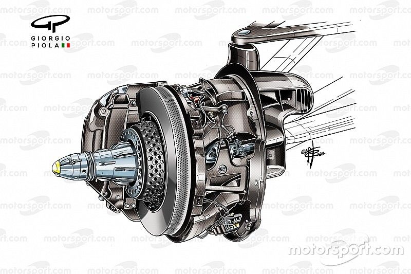 Mercedes AMG F1 W11 brake disc