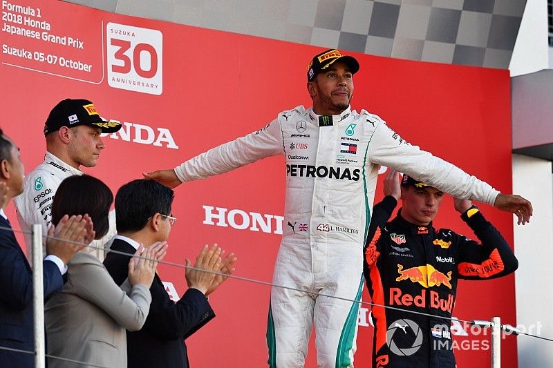 Lewis Hamilton, Mercedes AMG F1 célèbre sa victoire