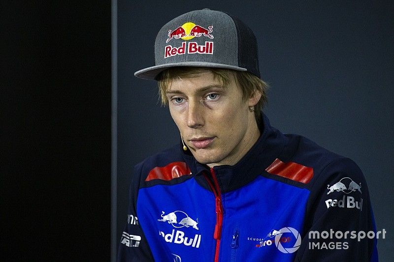 Brendon Hartley, Scuderia Toro Rosso en la conferencia de prensa