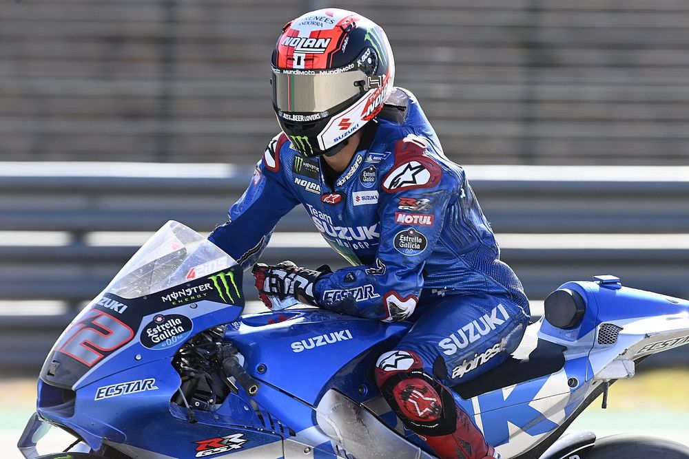 Rins cree que puede hacer "un podio" antes de que Suzuki salga de MotoGP