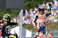 Márquez emocionado tras volver a ser competitivo en Japón