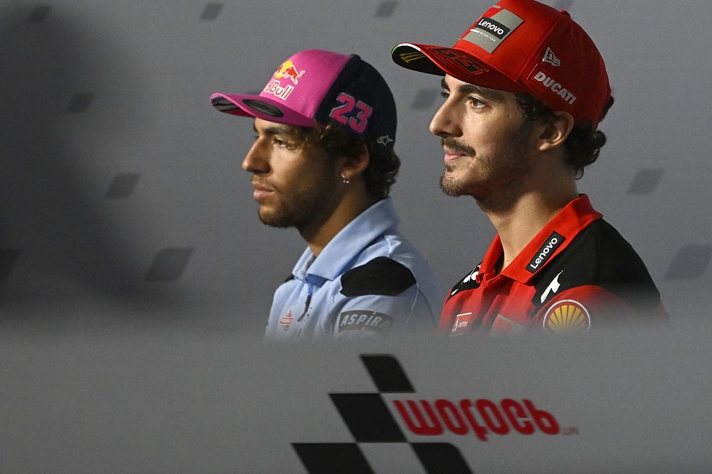 Francesco Bagnaia, Ducati Team, en conférence de presse