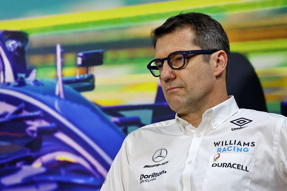 Francois-Xavier Demaison, direttore tecnico della Williams F1, durante la conferenza stampa dei team principal