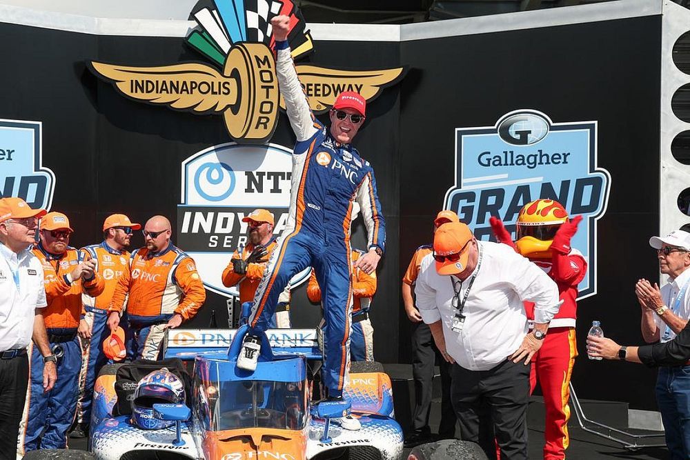 Scott Dixon, Chip Ganassi Racing Honda, ganador de la carrera