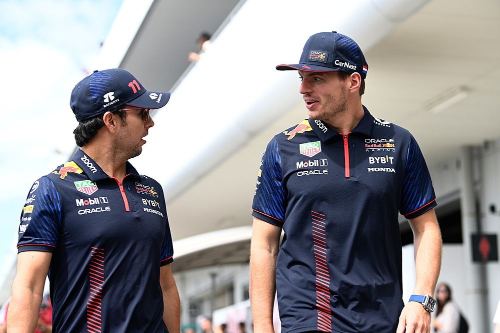 Sergio Pérez, Red Bull Racing Max Verstappen, Red Bull Racing