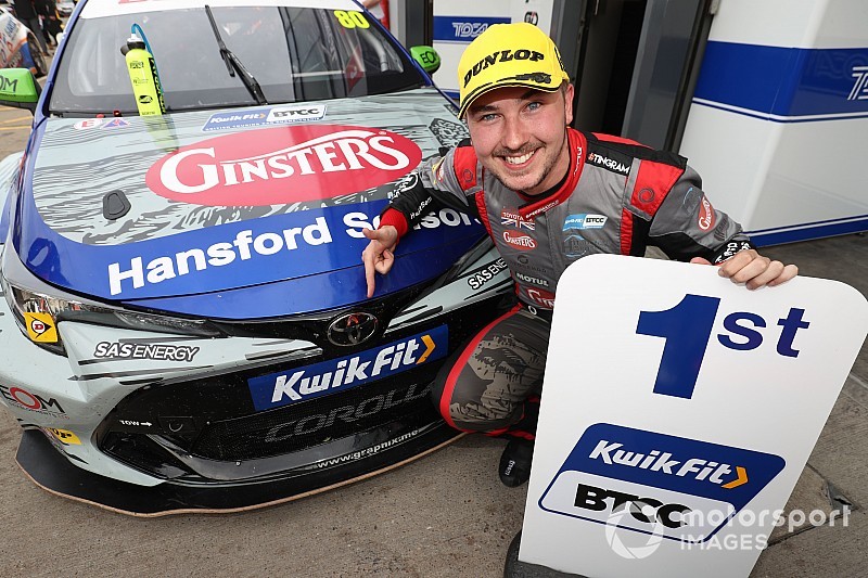 Donington BTCC: Ingram takes first win in new Toyota