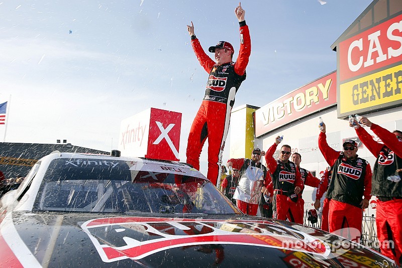 Christopher Bell tops Cole Custer for Iowa Xfinity win