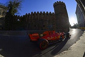 Leclerc volta a mostrar força e lidera treino antes de classificação em Baku