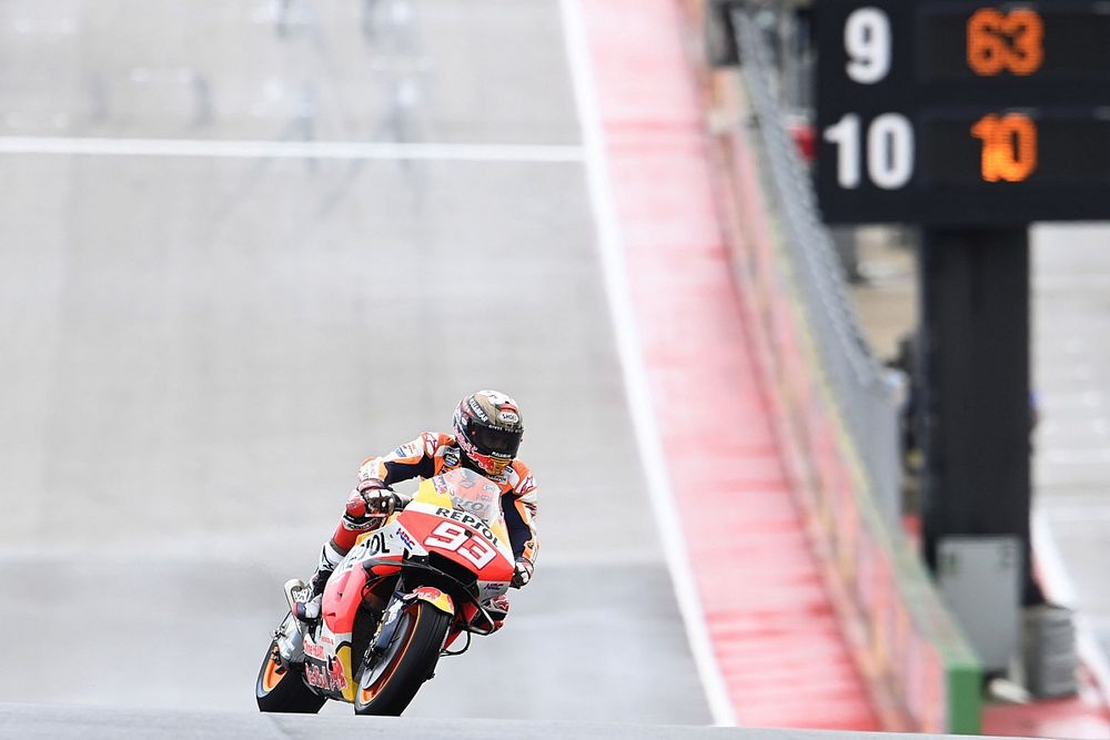 Márquez lidera la primera práctica en el regreso de MotoGP a Austin