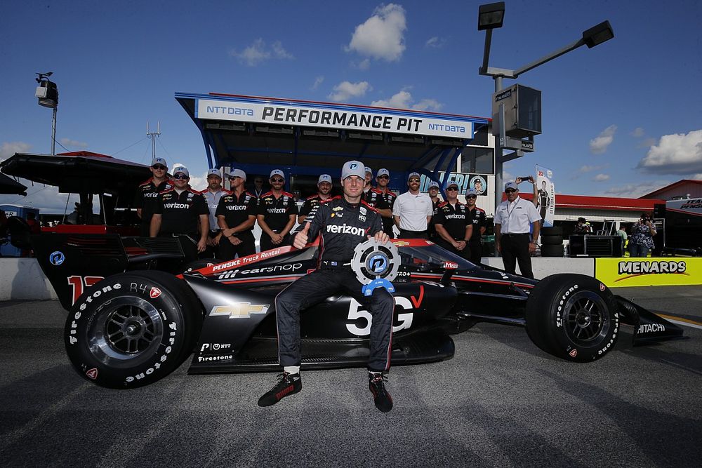 Ganador de la pole Will Power, Team Penske Chevrolet