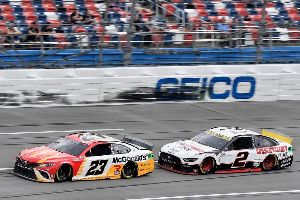 Talladega NASCAR: Wallace takes landmark win in rain-shortened race