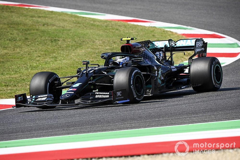 Tuscan GP: Bottas leads Hamilton in red-flagged FP2