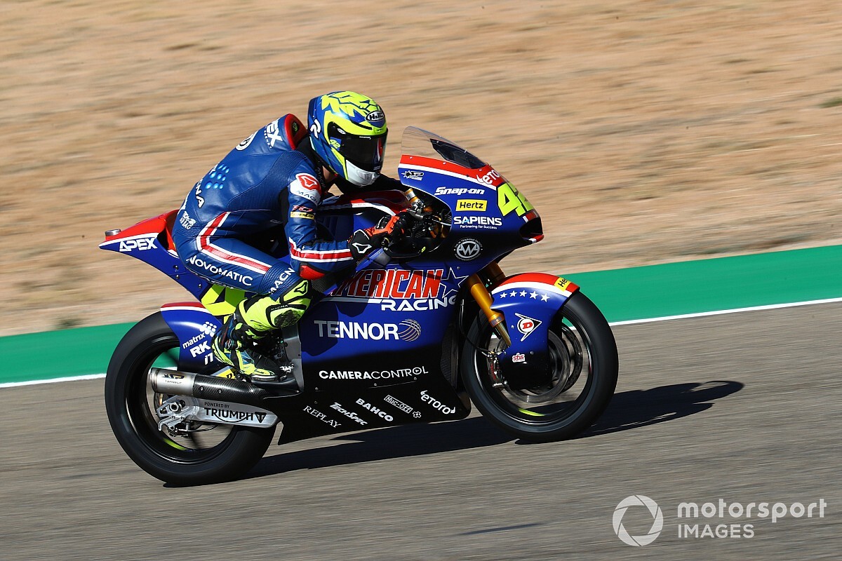 Marcos Ramírez acabó con el mejor tiempo el test de Moto2 en Jerez