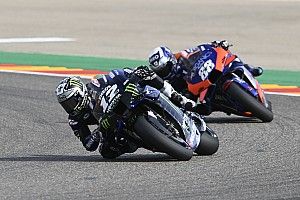 Viñales en difficulté en Aragón : "C'était très dur de rester sur la moto"