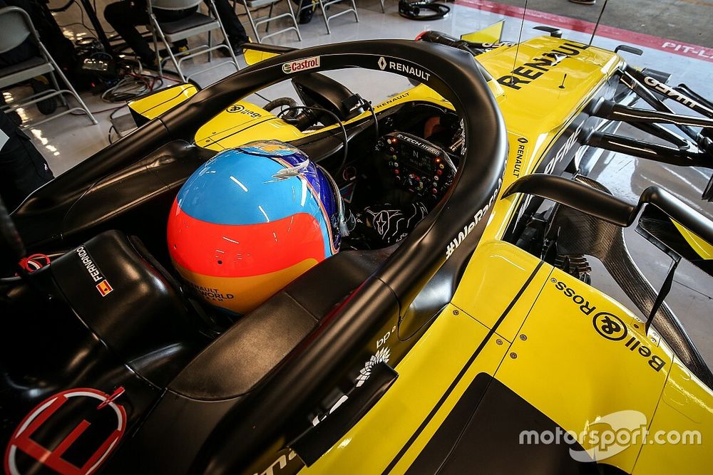 Alonso llevará un casco muy vintage en su vuelta a la F1