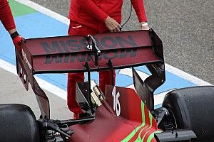 Технический брифинг: заднее крыло Ferrari SF21 в Имоле