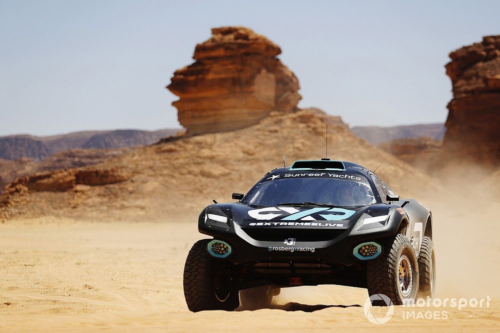 Kristoffersson en Taylor laten Rosberg domineren in Desert X-Prix