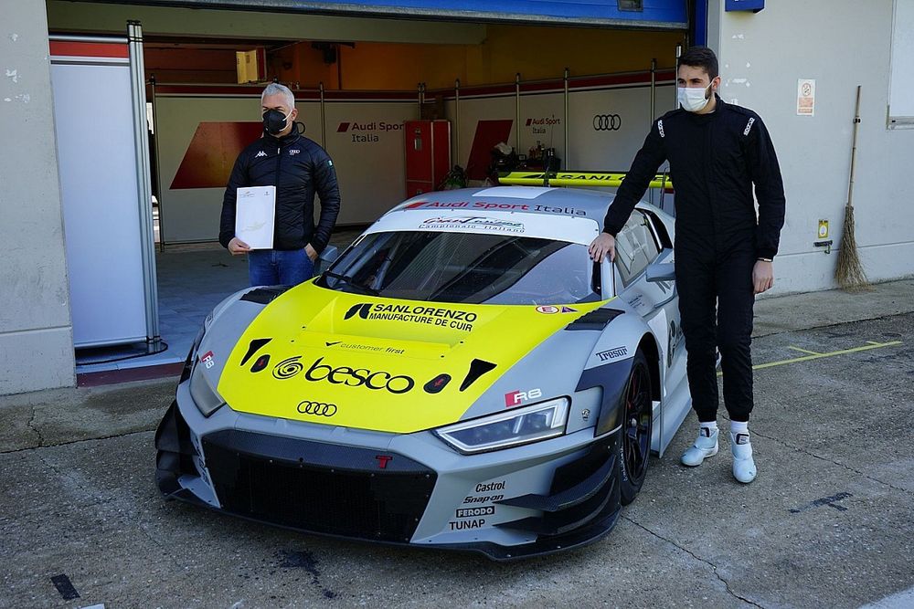 Vito Postiglione, Edoardo Morricone, Audi Sport Team Italia, Audi R8 LMS GT3 Evo