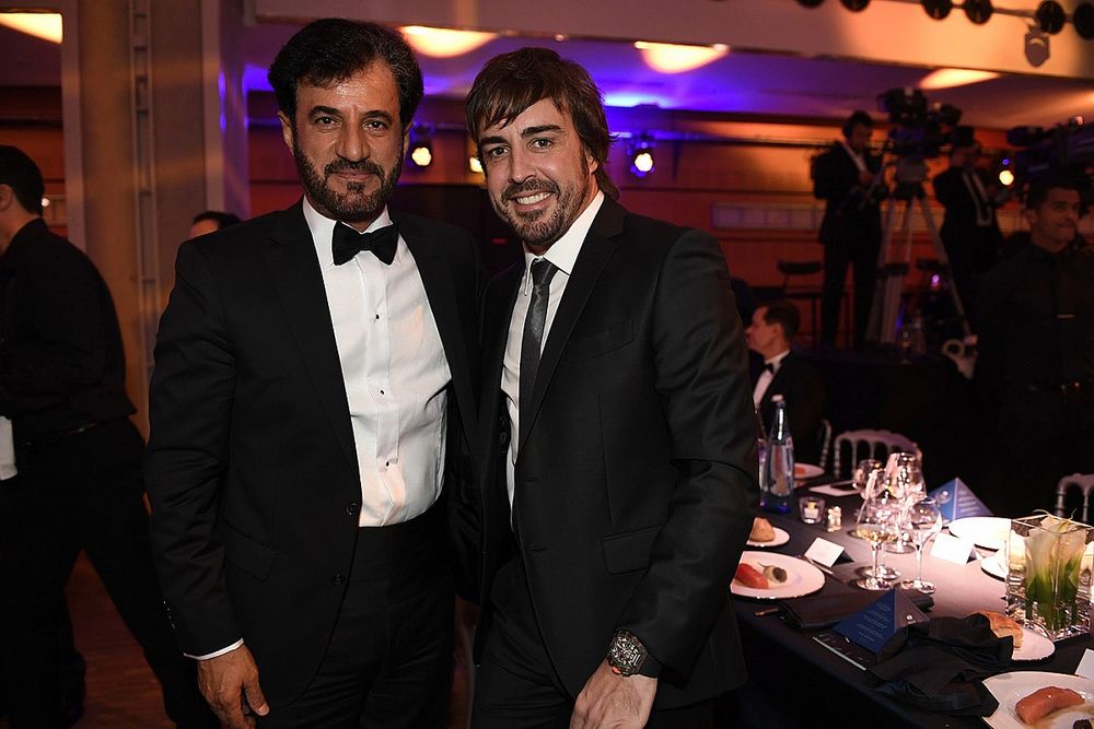 Fernando Alonso e Mohammed ben Sulayem

