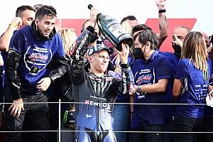 MotoGP: "Sempre sonhei em ser campeão", diz Quartararo, muito emocionado com o título