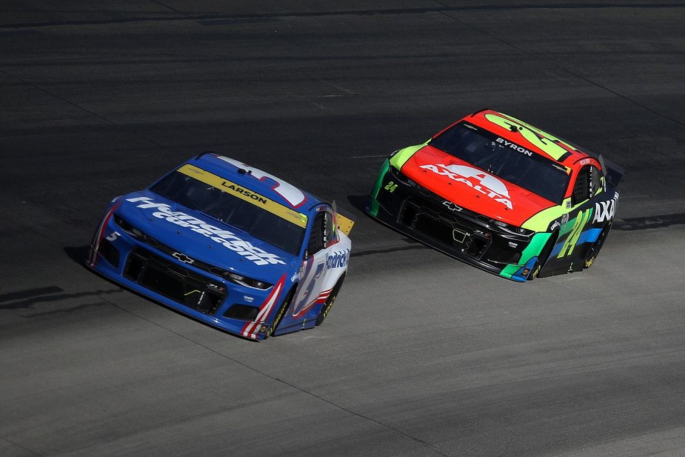 Byron is out of the NASCAR playoffs but "here to stay"