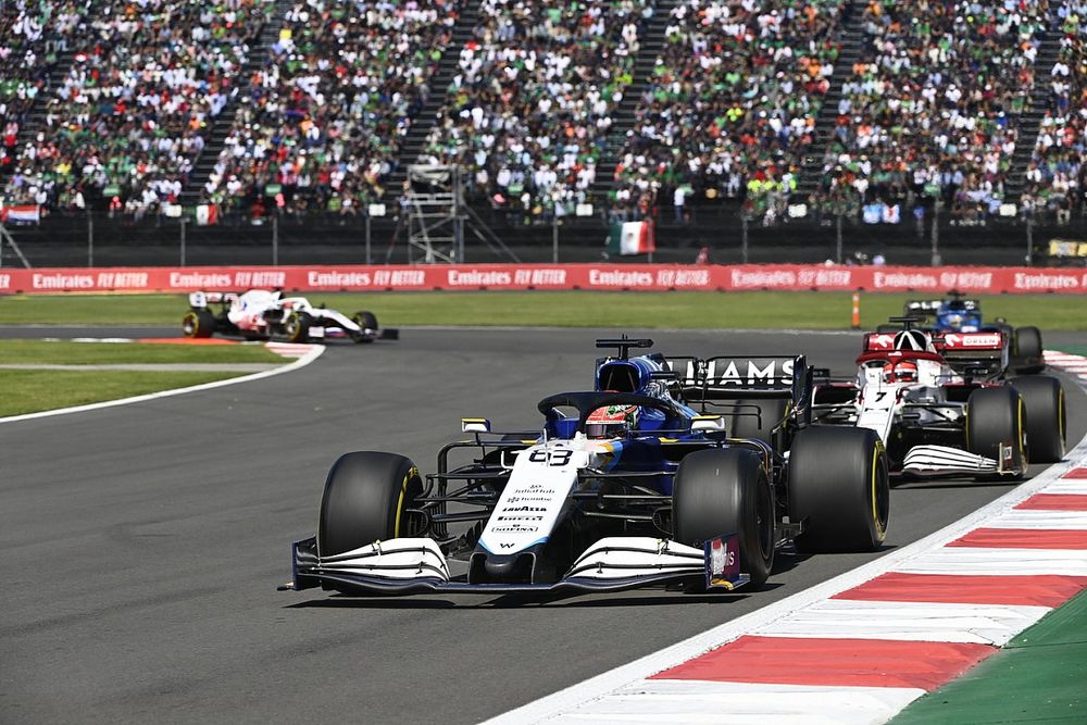 Russell denkt niet aan Mercedes, maar aan P8 voor Williams