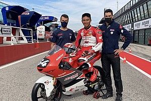 Debut Moto3, Mario Aji Pakai Nomor Balap Mendiang Ayah