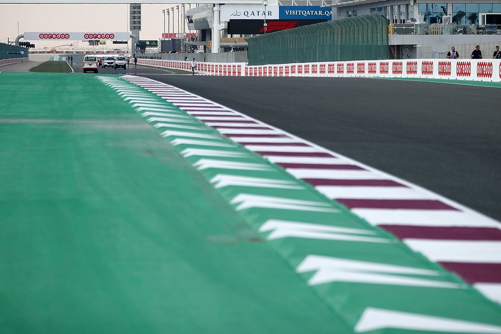 De definitieve startopstelling voor de Grand Prix van Qatar
