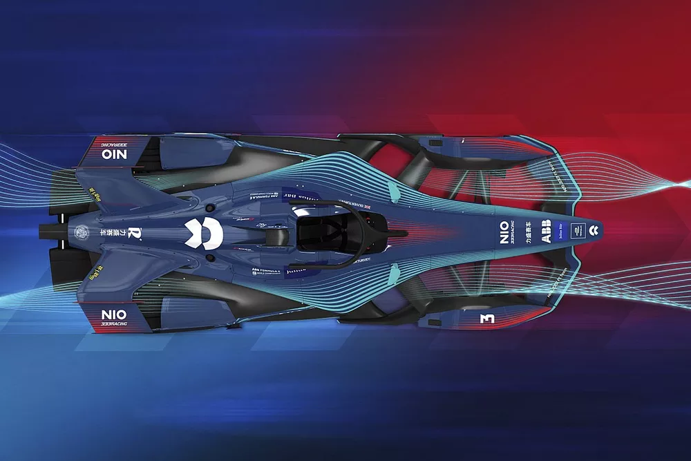 2021-2022 NIO 333 Formula E car