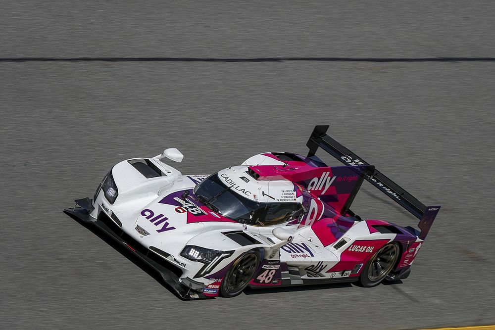 #48 Action Express Cadillac DPi: Mike Rockenfeller, Kamui Kobayashi, Jimmie Johnson, José María López