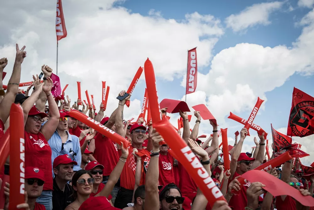 Tribuna Ducati a Misano