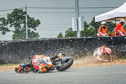 Marquez taken to hospital after FP1 crash