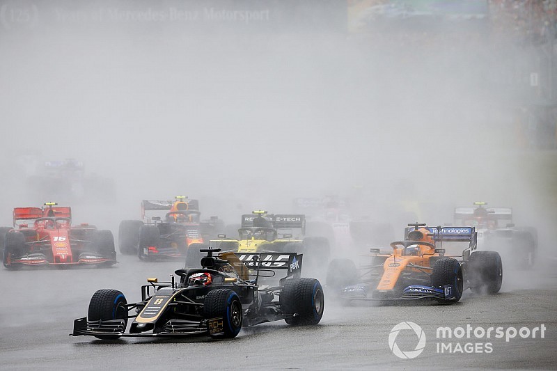 Diaporama : le suisse Romain Grosjean au Grand Prix d'Allemagne