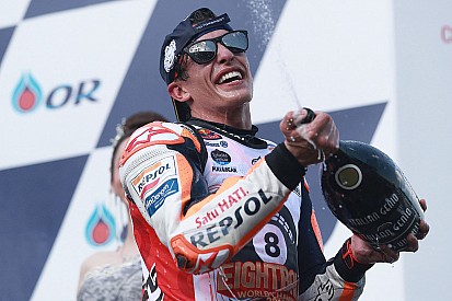 Statistieken: Marquez treedt in voetsporen van Agostini en Rossi