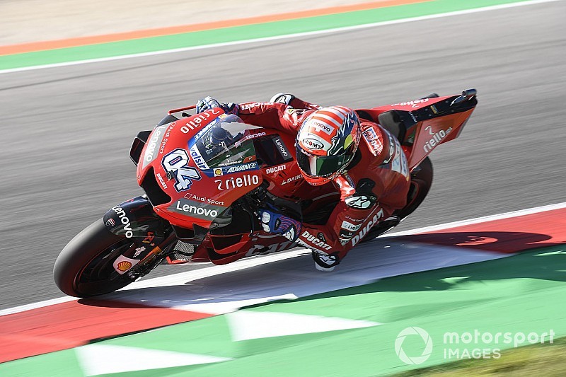 Dovizioso a 1" ma sereno: "Incazzarsi venerdì non porta a niente"
