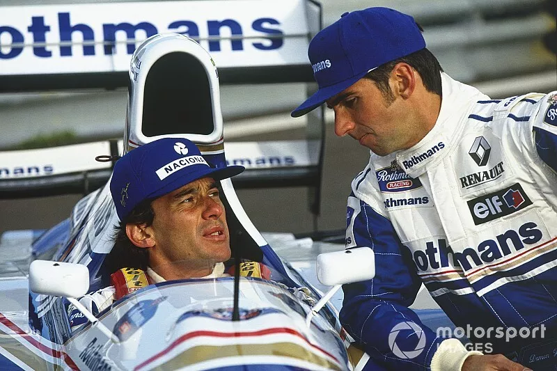 Damon Hill et Ayrton Senna, Williams FW16-Renault