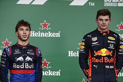 Verstappen califica de "increíble" el podio de Gasly