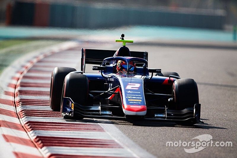 F2アブダビテスト初日:デレトラが最速。F2初走行の角田裕毅は16番手