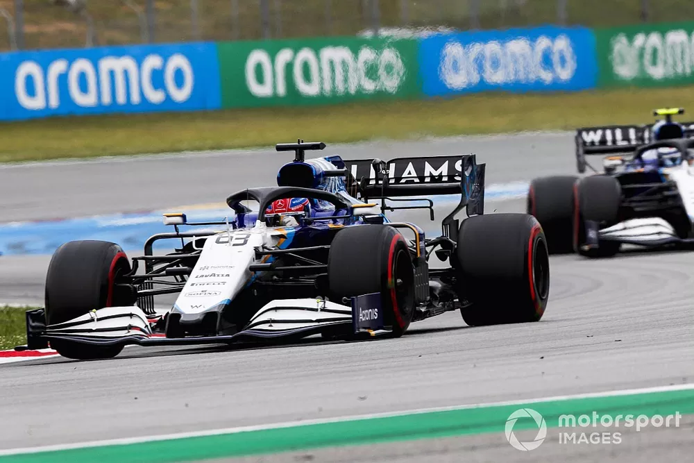 George Russell, Williams FW43B, Nicholas Latifi, Williams FW43B