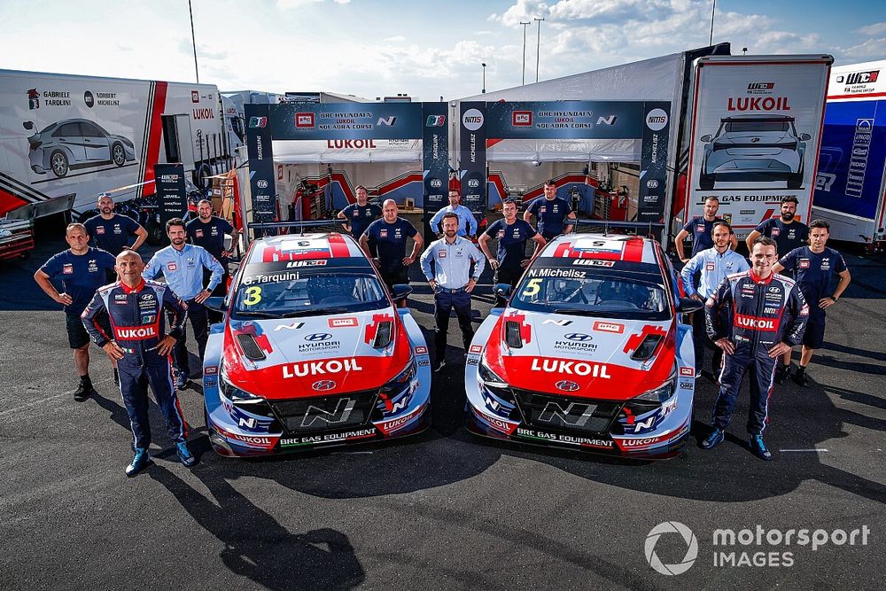 Gabriele Tarquini, BRC Hyundai N LUKOIL Squadra Corse Hyundai Elantra N TCR, Norbert Michelisz, BRC Hyundai N LUKOIL Squadra Corse Hyundai Elantra N TCR