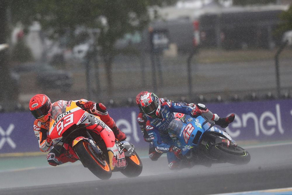 Marc Marquez, Repsol Honda Team, Alex Rins, Team Suzuki MotoGP crashes